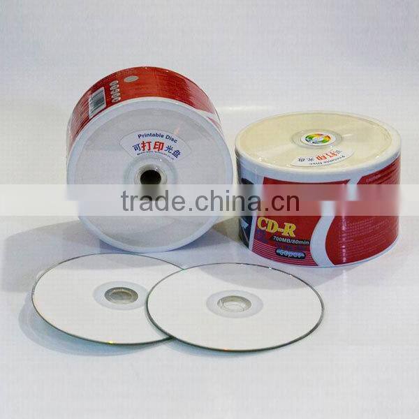CD-R Full face Printable Grade A 52x OEM guangzhou factory