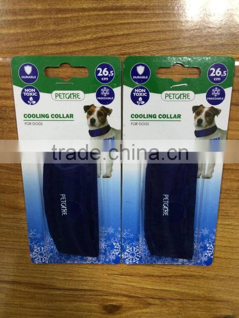 S/M/L size pet dog gel cooler collar