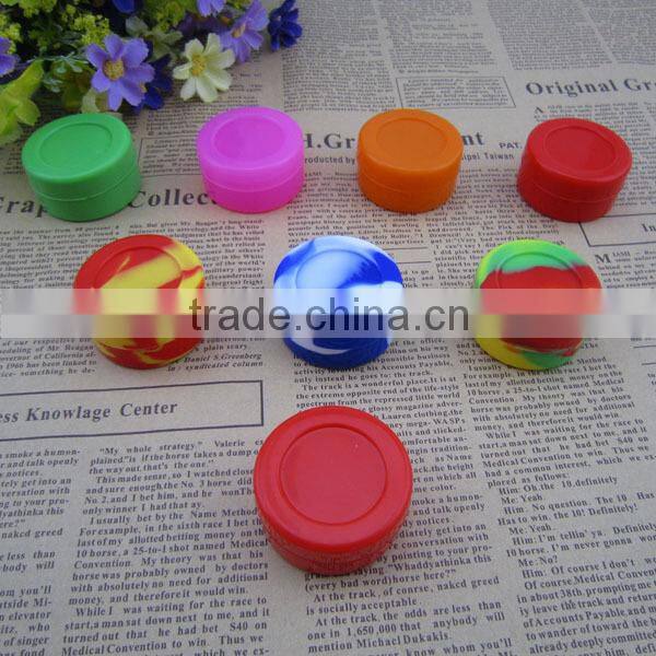 high quality colorful 38mm non-stick wax oil container storage jar