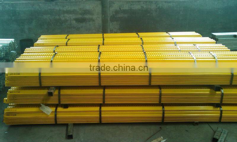 Perforated and Galvanized Traffic Safety Square Sign Posts