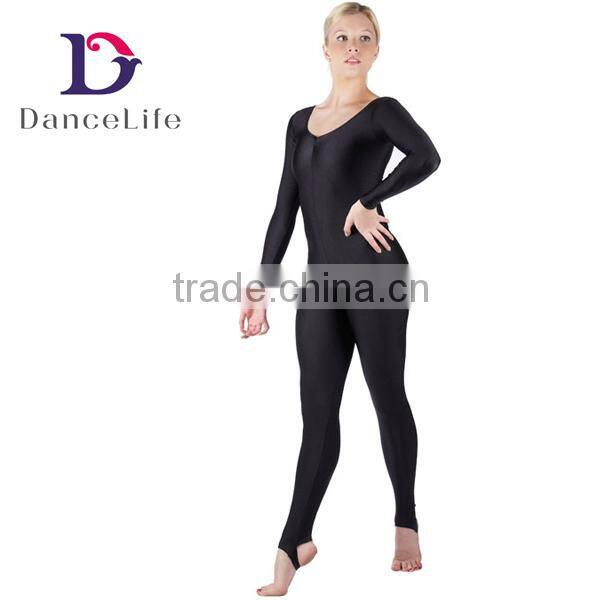 A2619 Long sleeved Unitard ballet dance unitards for sale