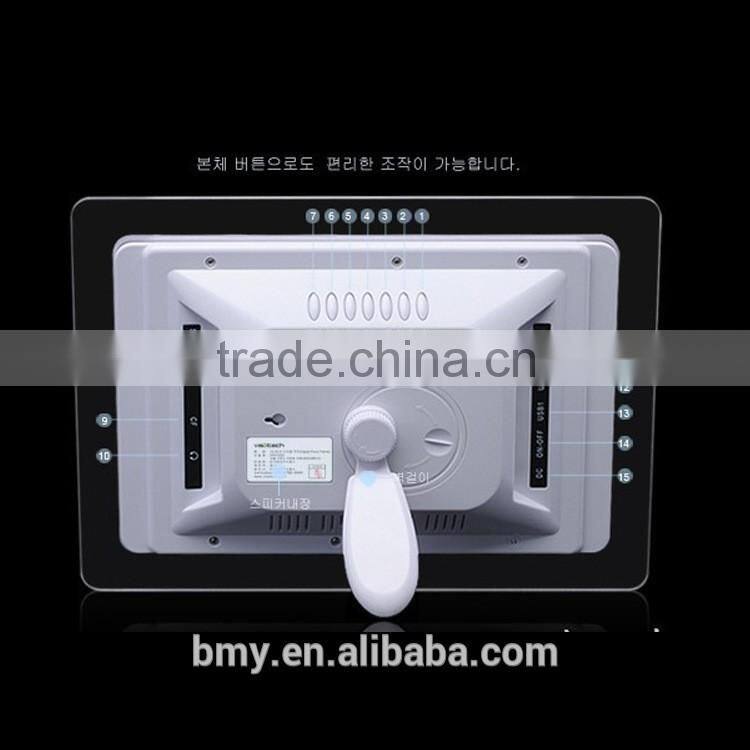 Digital photo frame factory supply 10.1 inch advertising machine 1024*600 support built in battery