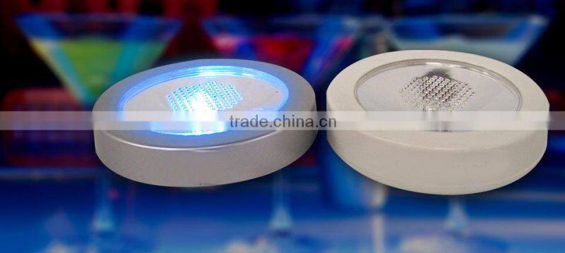 2015 LED light up coaster,led sticker coaster