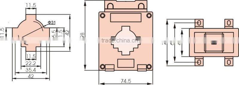 150/5A Class 0.5 Current Transformer
