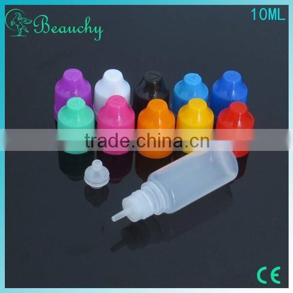 BEAUCHY 2015 NEW 10 ml plastic bottle 10ml dropper bottles for 10ml e juice