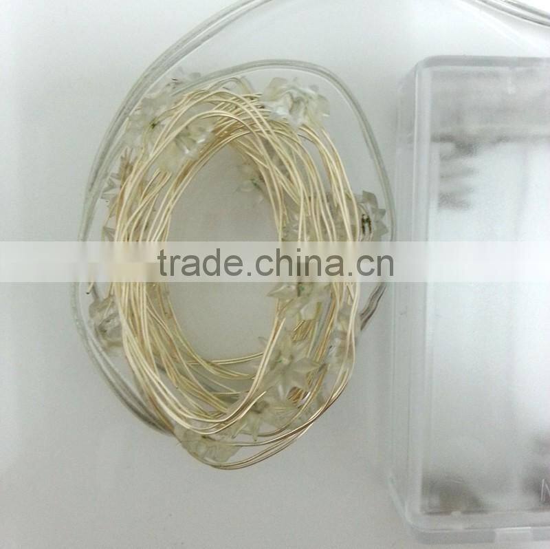Latest Octagonal Flower LED Silver Color Copper wire string lights Fairy Lights for Christmas Holiday Lighting