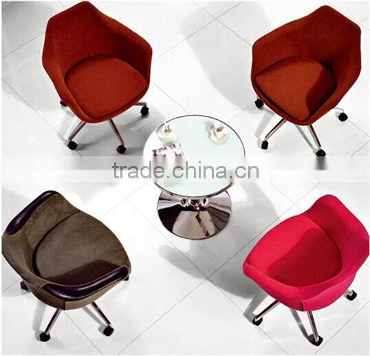 Fashion Molded Foam Chairs Swivel Sofa Chair Furniture YN-10