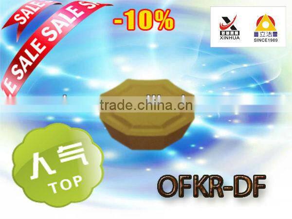 Cemented carbide Face milling inserts for around OFKR-DF