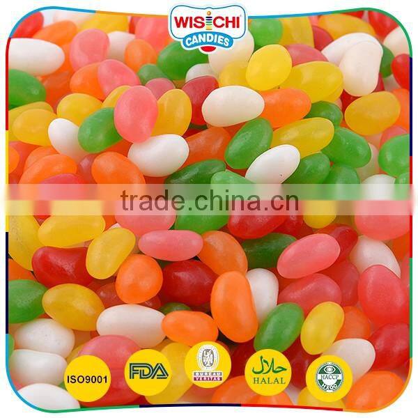 Assorted colorful mini bean cheap price jelly fruit balls