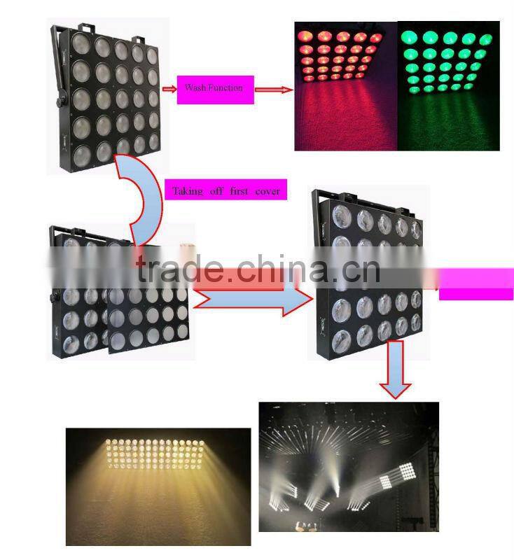 New Multi-function 5x5 matrix 4 in 1 cree stage light