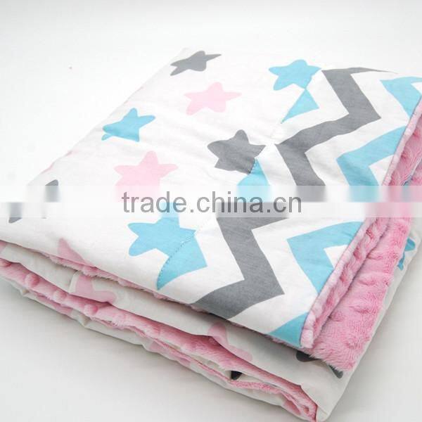 New Arrival Wholesale Homemade 2 Layers Breathable Vintage Baby Quilt