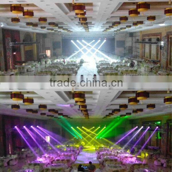 Powerful 24 prism beam moving head halogen lighting