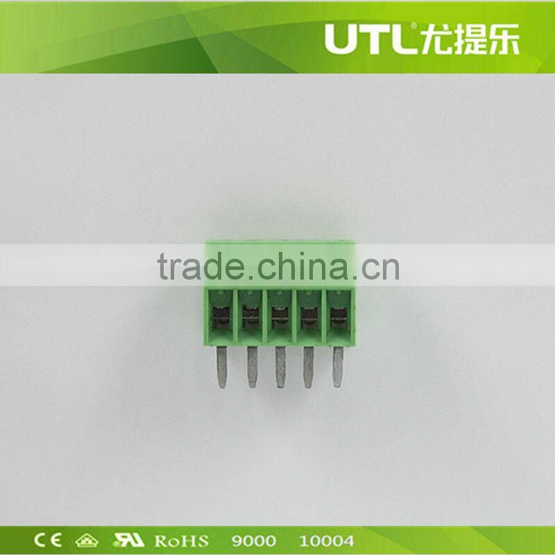 125V 6A 2.54mm Pitch 4-Pin PCB Screw Terminal Block Connector