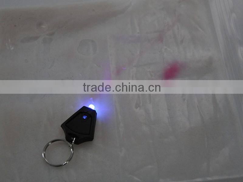Souvenir High Quality Purple Light UV Keychain LED Flashlight Wholesale