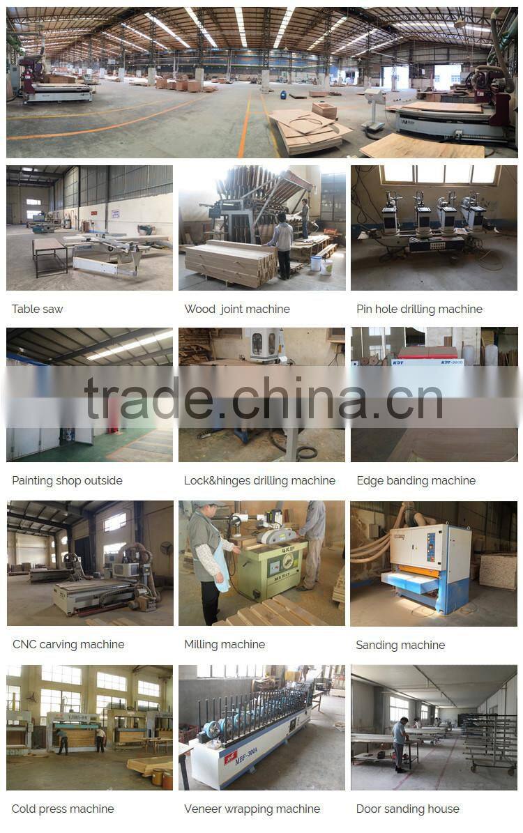 Hotel Melamine Faced MDF Panel Door, Economic Laminated Melamine Flush Door