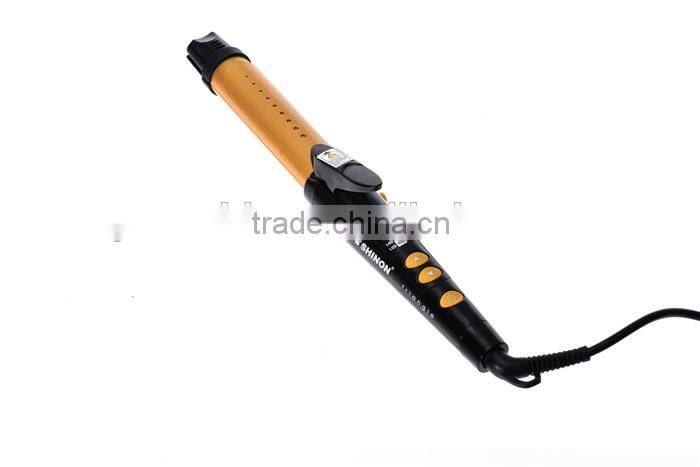 Digital hair crimper and hair curler 2 in 1