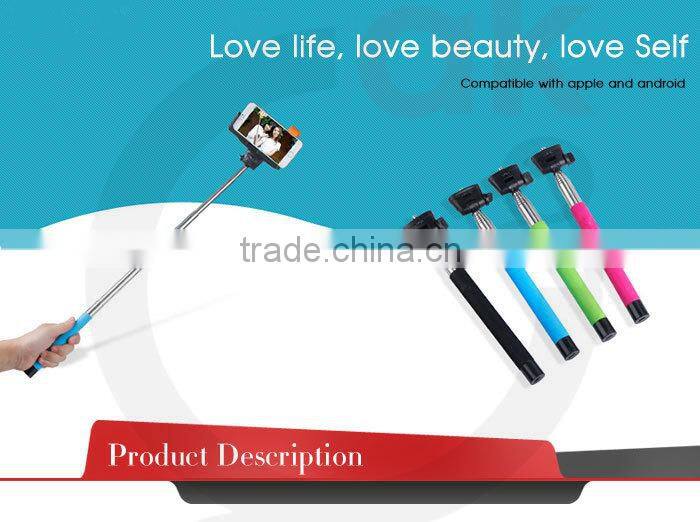 Upgrade Version Z07-5 Hot-Sale Wireless Bluetooth Aluminium Monopod Selfie Stick