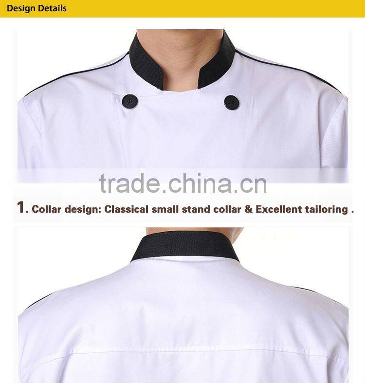 New fashion poly cotton women sexy chef uniform