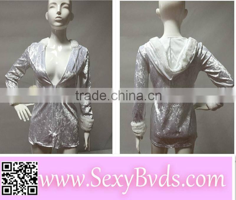Women sexy white christmas party costumes