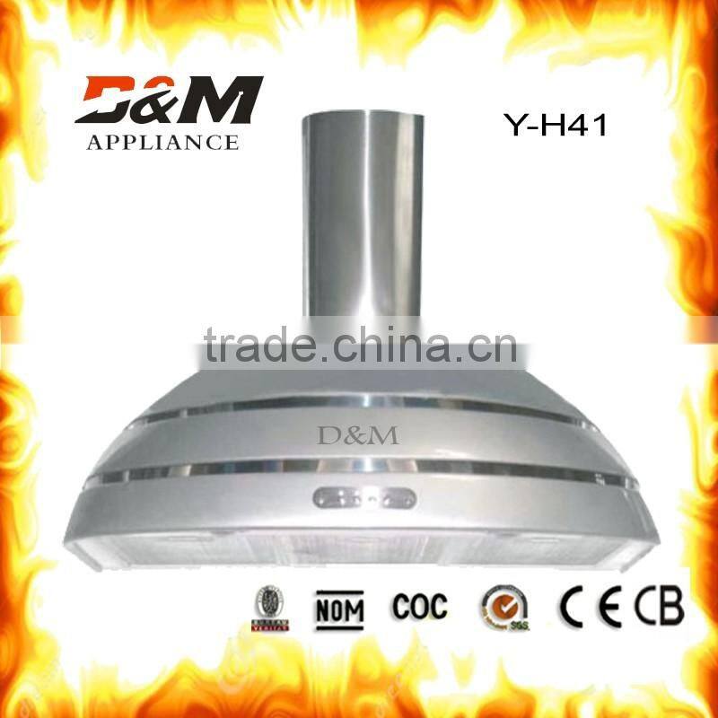 Suction Type range hood , ball round kitchen hood