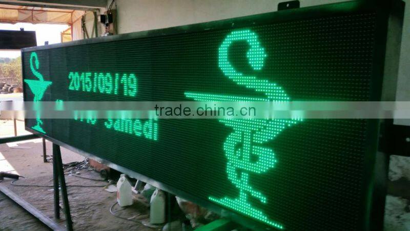 Best Quality semi-outdoor indoor outdoor single red color led display P10 led module