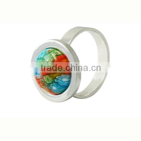 New design Fashion 316L stainless steel Heart shaped Ring LR9448