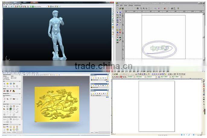 China high quality servo motor mini cnc machine for aluminum copper 600*600mm