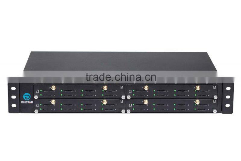 HOT SALE GOIP 32 for call center terminal with high ASR and ACD 32 channels VOIP gsm gateway