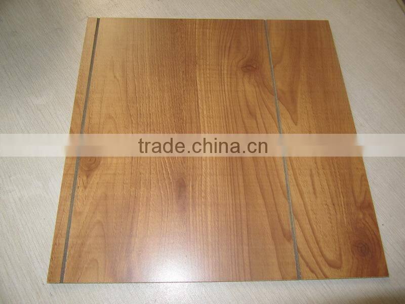 2.7mm grooved random lines paper overlay plywood