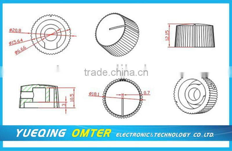 1083 Audio spectral modulators knobs