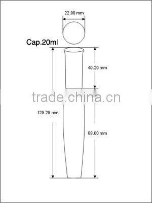 Light purple unique shape cosmetic bottle