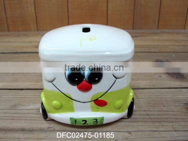 new cute decorative ceramic car mug,child mug,carton mug,car design mug