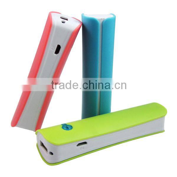 Small plastic 5200mAh portable power bank for Apple