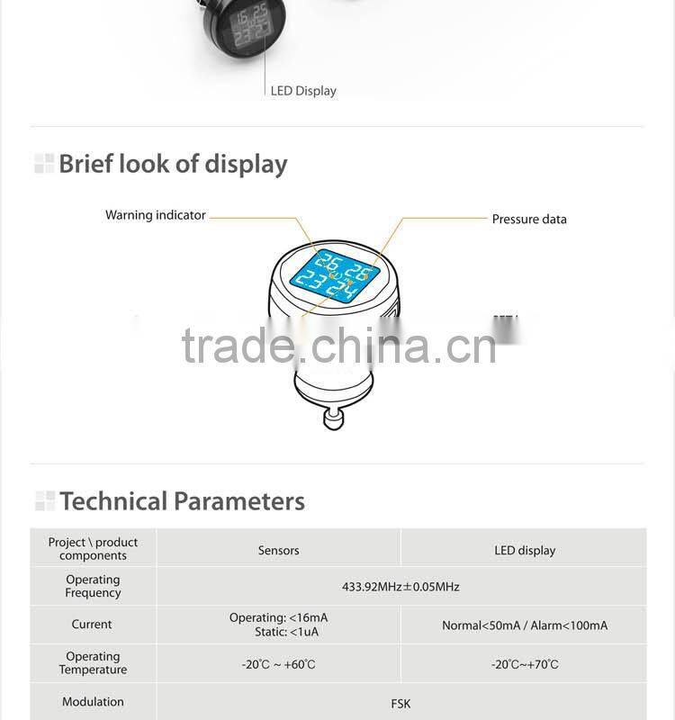 2015 Steelmate TP-74B lcd monitor tpms remote type pressure monitor system,rv monitors, automobile tires