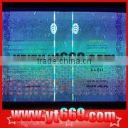 holographic fluorescence sticker