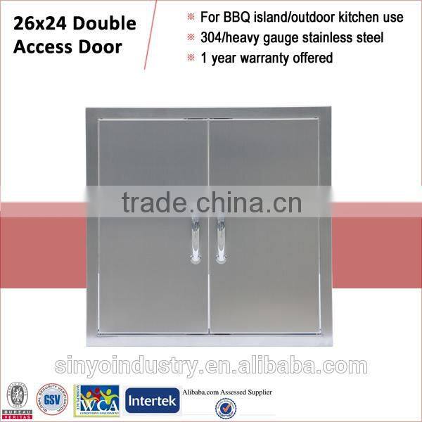 26 inch double door flush mount