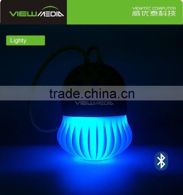 Viewtec lighty bluetooth led speaker for Computer
