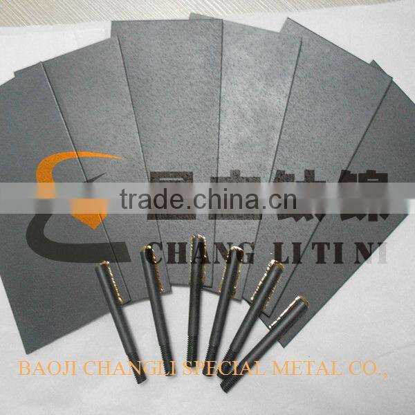 salt water/ brine water/ seawater electrolysis titanium anodes and cathode