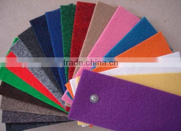 Cheap plain red non-woven carpet for wedding