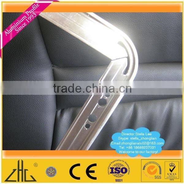 CNC aluminum frame/anodized aluminium frame CNC factory sample offer/pick, silver, black brushing aluminium frame for television