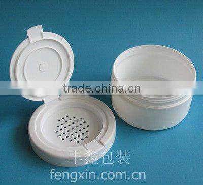 140ml white talcum powder jar