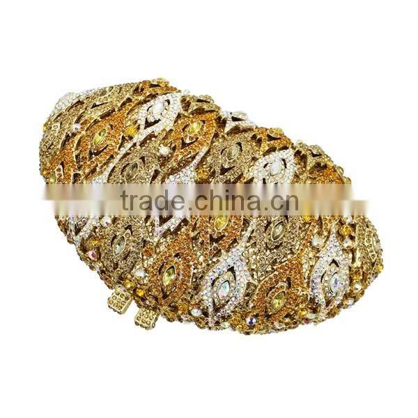beautiful wholesale rhinestone handbag crystal stone party evening clutch bag (88138A-G)