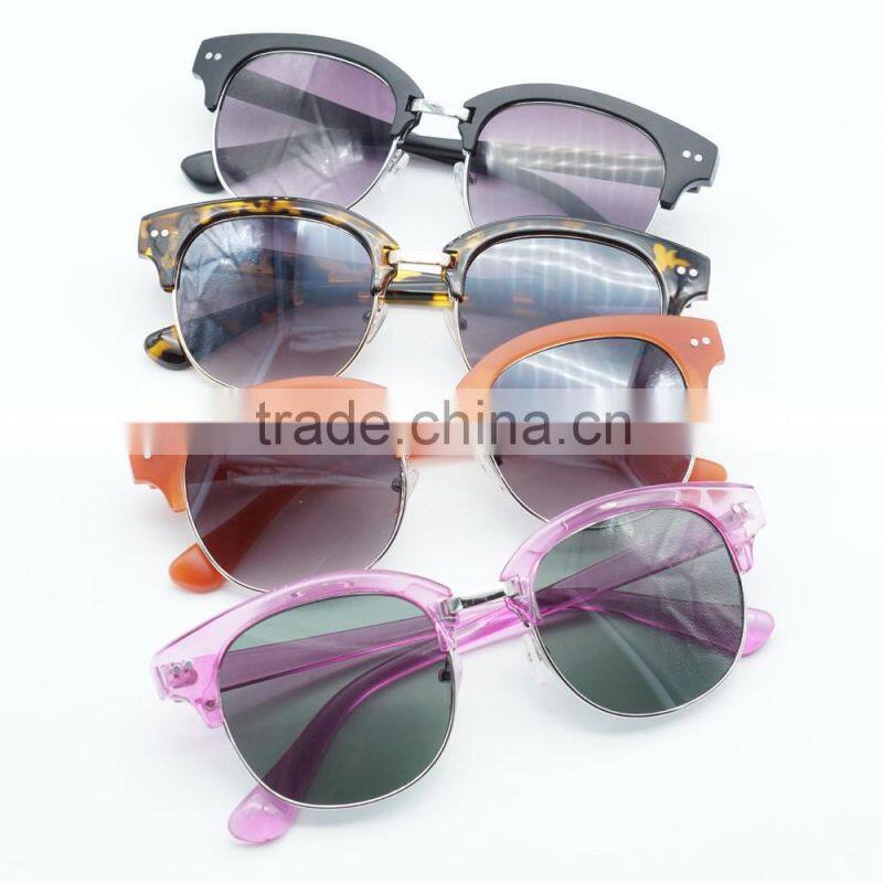 UV400 PC injection metal top grade gradient lens oakey sunglasses