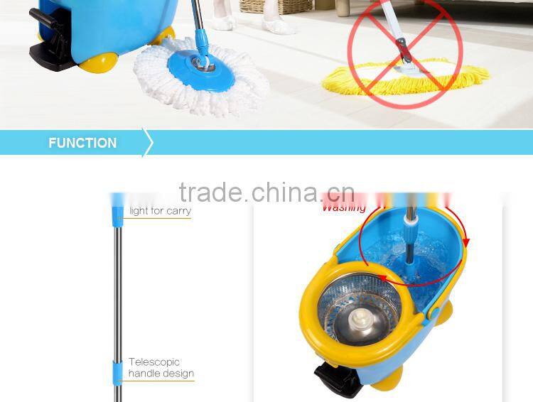 Aluminum mop handle floor mop easy mop plastic mop and broom holder