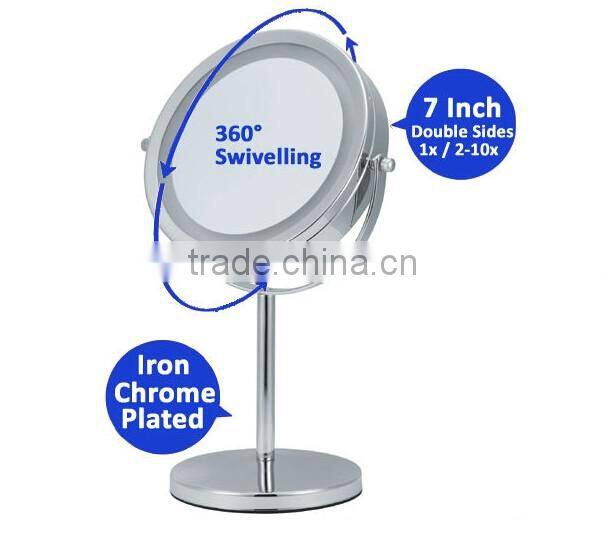 Multifunctional magnifying lighted makeup mirrors for wholesales