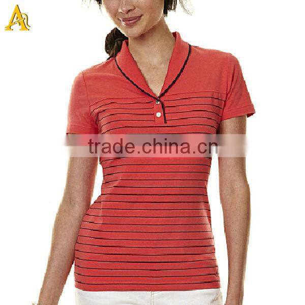 Fashion design Cotton blank tshirt no label, collar tshirt design