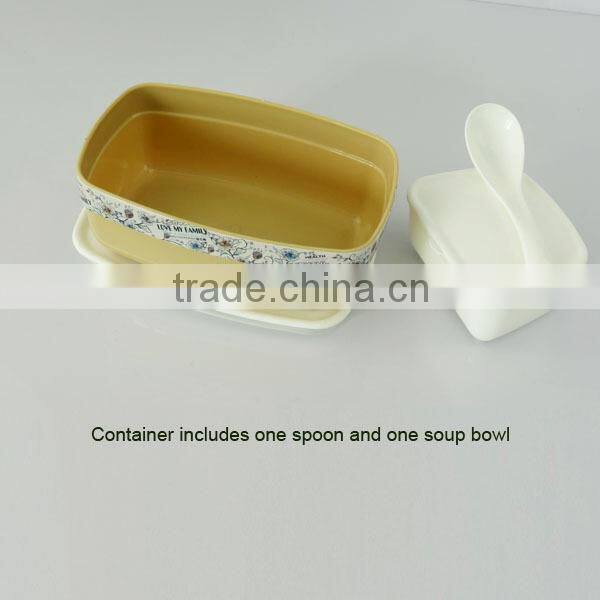 2014 hot eco friendly plastic food container, heating up bento lunch box