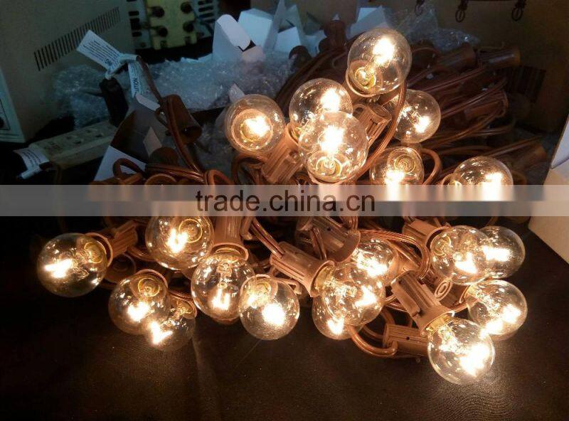 C9 String light,UL wire,E17 base