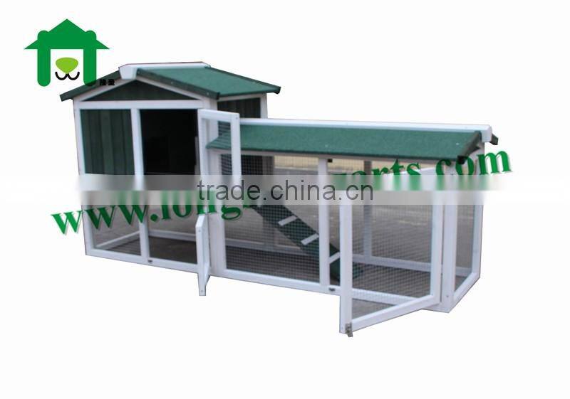 Wooden Rabbit Hutch Backyard Poultry Cage