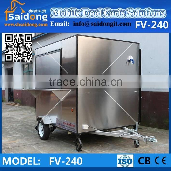 Multi-function Mobile Used Food Carts - Fast Food Kiosk Truck-Food Trailer For Sale